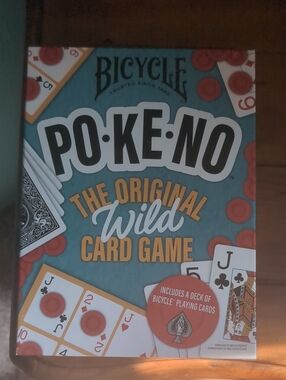 Bicycle PO•KE•NO The Original Wild Card Game — Teal